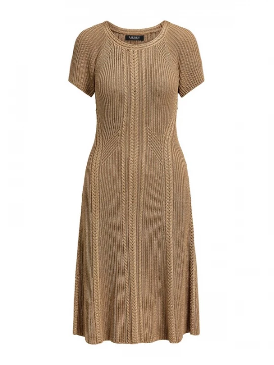 Foto van product Lauren Ralph Lauren Gebreide jurk goud