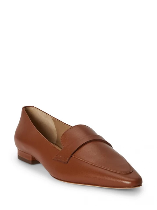 Foto van product Lauren Ralph Lauren Instappers 'AUDRI' karamel