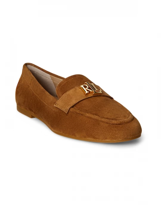 Foto van product Lauren Ralph Lauren Instappers 'AVERI III' karamel