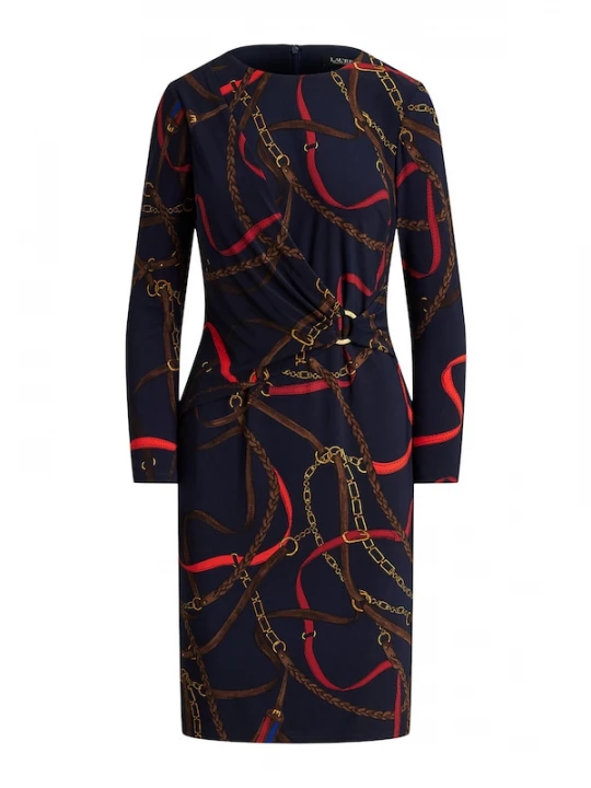 Foto van product Lauren Ralph Lauren Jurk marine / bruin / geel / rood
