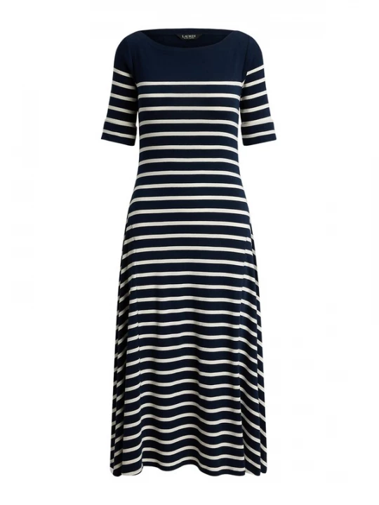 Foto van product Lauren Ralph Lauren Jurk navy / wit