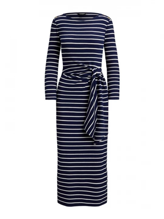 Foto van product Lauren Ralph Lauren Jurk navy / wit