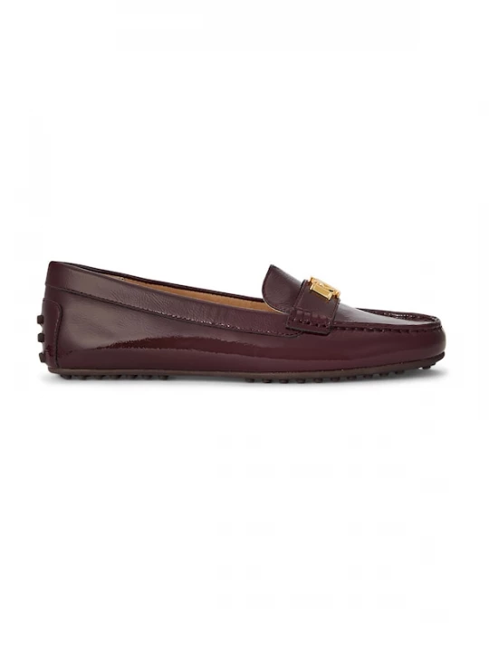 Foto van product Lauren Ralph Lauren Mocassins 'BARNSBURY' wijnrood