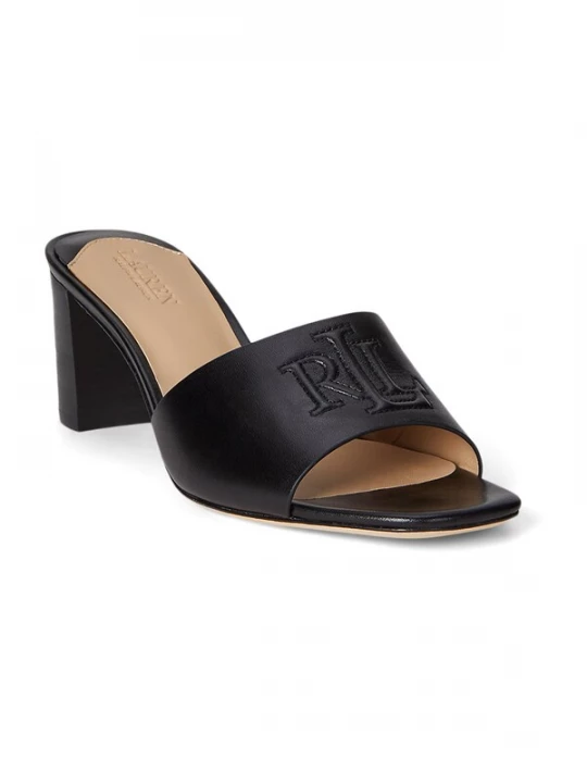 Foto van product Lauren Ralph Lauren Muiltjes 'EVERLEY' zwart