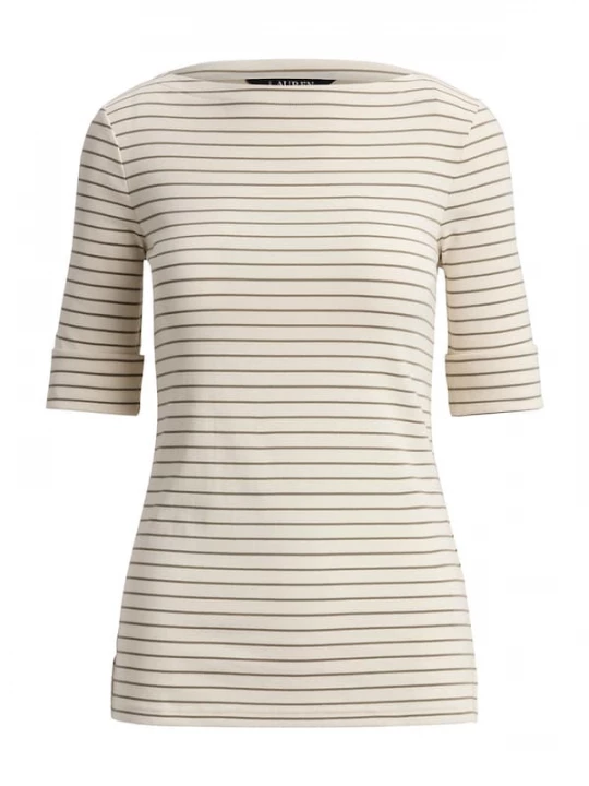 Foto van product Lauren Ralph Lauren Petite Shirt crème / kaki