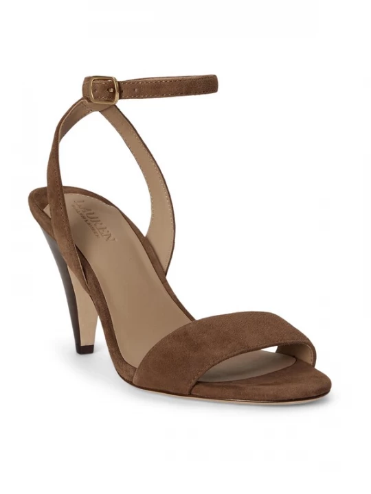 Foto van product Lauren Ralph Lauren Sandalen met riem 'GRACY' bruin