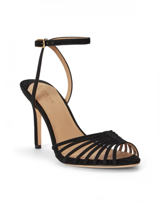 Foto van product Lauren Ralph Lauren Sandalen met riem 'KIDSUEDE' zwart