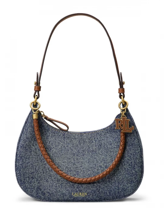 Foto van product Lauren Ralph Lauren Schoudertas 'MRCY' blauw denim