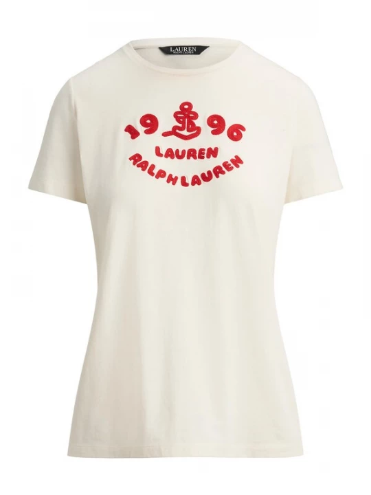 Foto van product Lauren Ralph Lauren Shirt crème / kersrood