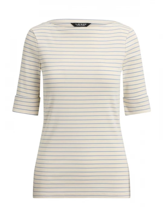 Foto van product Lauren Ralph Lauren Shirt crème / lichtblauw