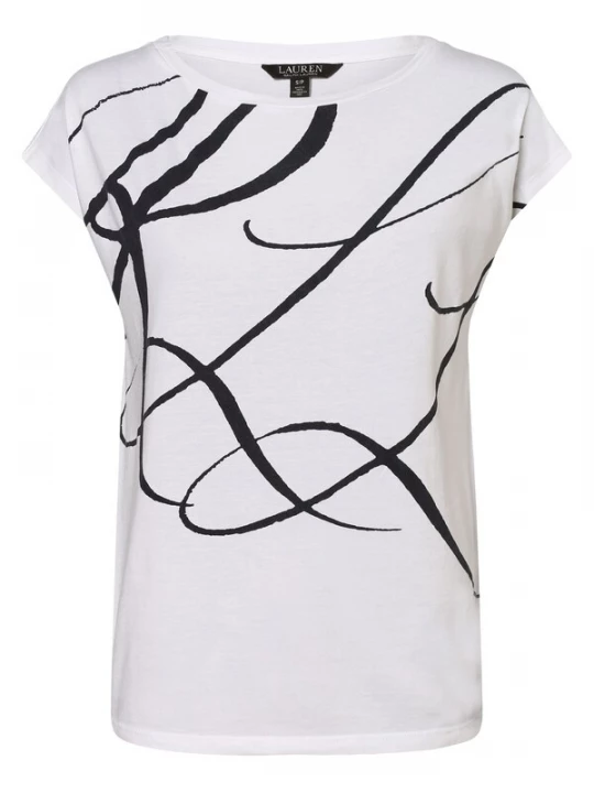 Foto van product Lauren Ralph Lauren Shirt 'GRIETA' zwart / wit