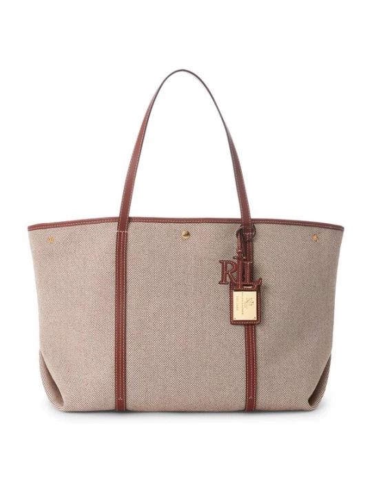 Foto van product Lauren Ralph Lauren Shopper 'EMERIE' lichtbeige / bruin