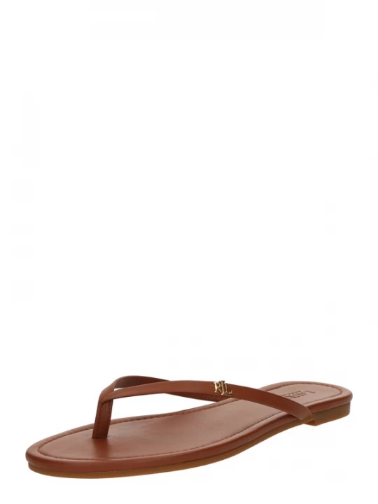 Foto van product Lauren Ralph Lauren Teenslipper 'RAQUEL' cognac