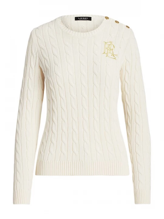 Foto van product Lauren Ralph Lauren Trui crème / goud