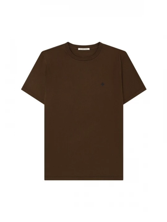 Foto van product Laurent Vergne Shirt 'Thierry T-Shirt - Brown' bruin