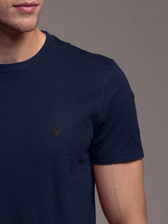 Foto van product Laurent Vergne Shirt 'Thierry T-Shirt Navy Blue' blauw