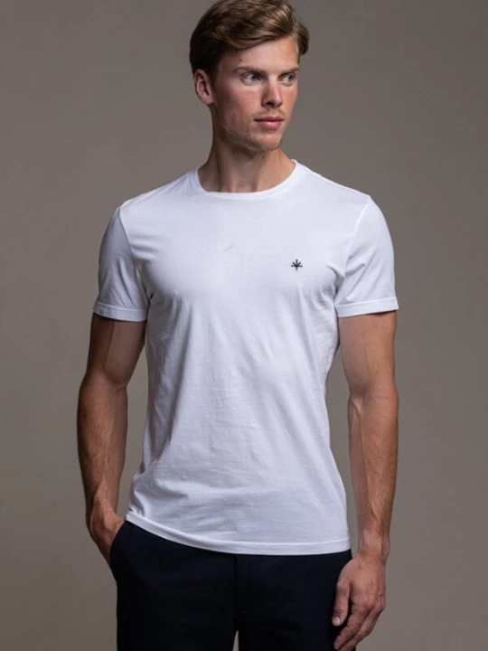 Foto van product Laurent Vergne Shirt 'Thierry T-Shirt - White' wit