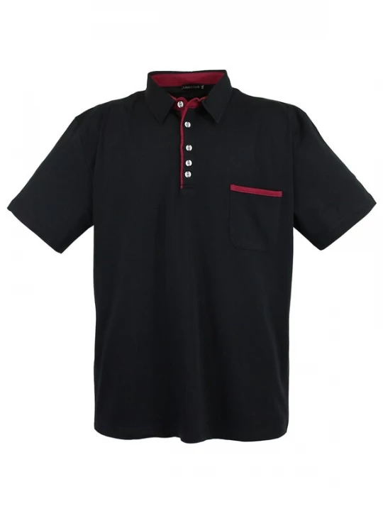 Foto van product Lavecchia Shirt 'LV-1701 Übergrößen' zwart
