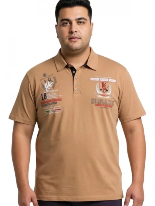 Foto van product Lavecchia Shirt 'LV-2038 Übergrößen' camel