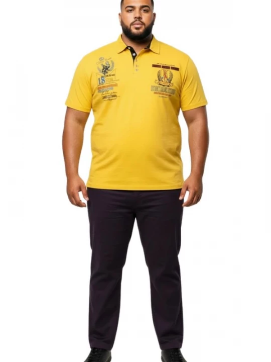 Foto van product Lavecchia Shirt 'LV-2038 Übergrößen' geel