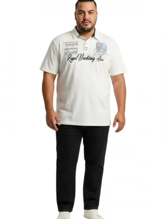 Foto van product Lavecchia Shirt 'LV-4688 Übergrößen' crème