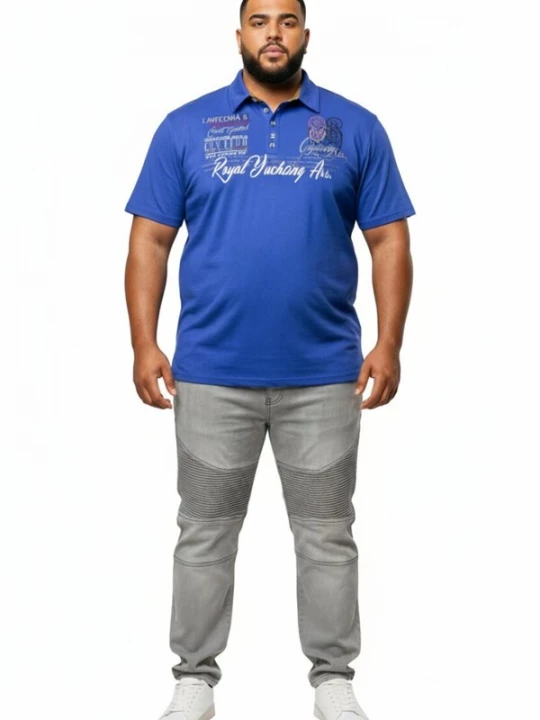 Foto van product Lavecchia Shirt 'LV-4688 Übergrößen' royal blue / koningsblauw