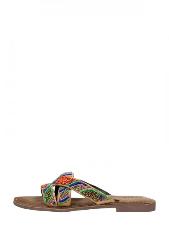 Foto van product LAZAMANI Huisschoenen 'Open Teen' wit