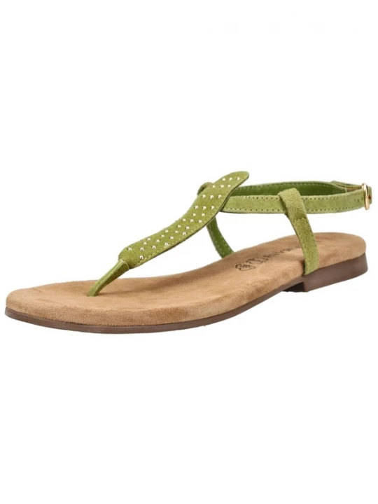 Foto van product LAZAMANI Teenslipper beige / bruin / groen
