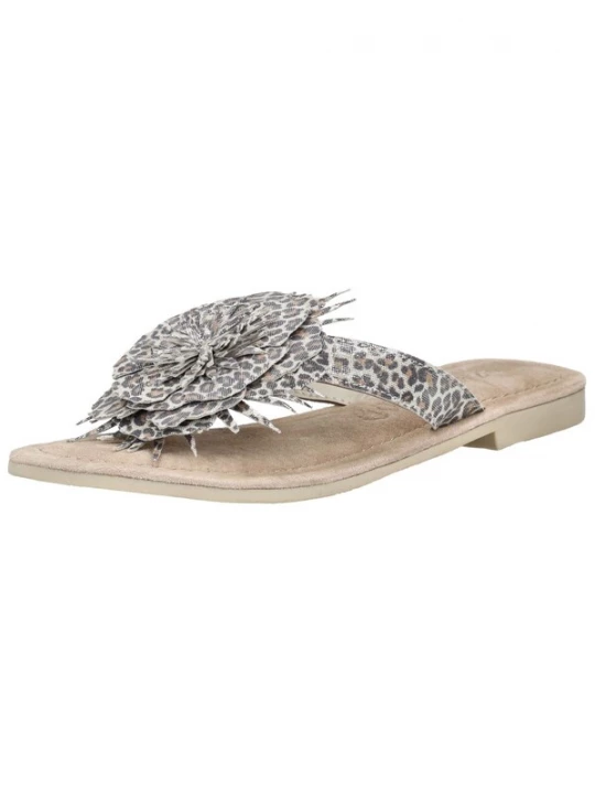 Foto van product LAZAMANI Teenslipper beige / zilver