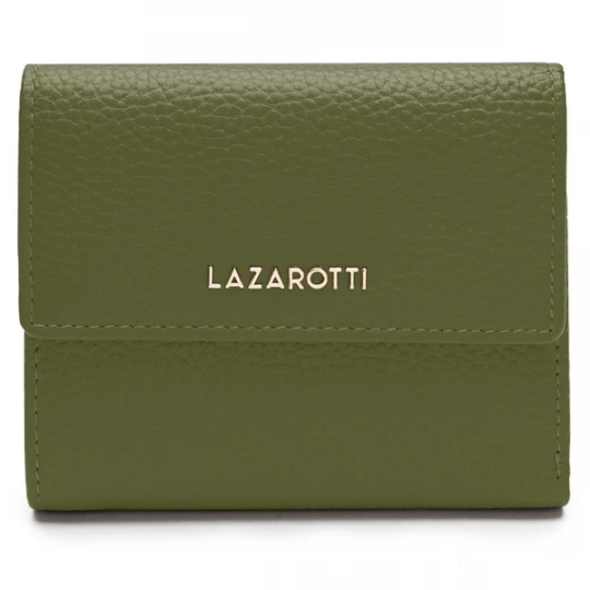 Foto van product Lazarotti Portemonnee 'Bologna' goud / olijfgroen