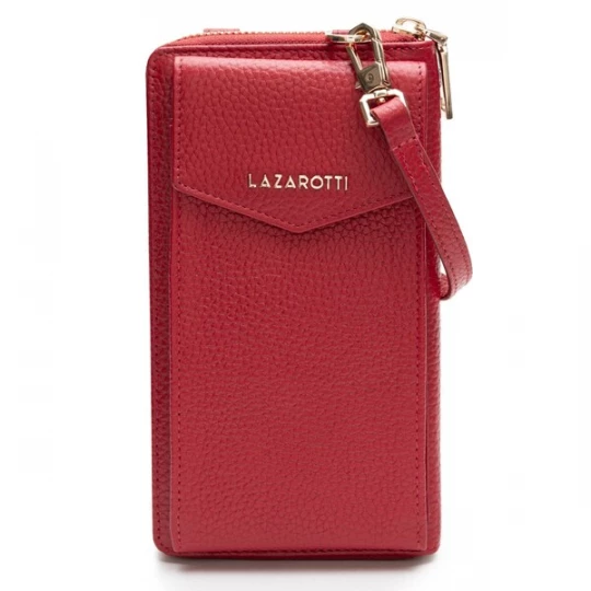 Foto van product Lazarotti Schoudertas 'Bologna ' goud / bordeaux