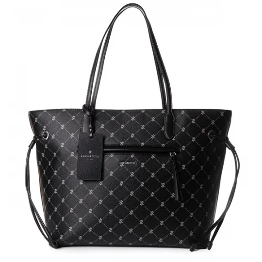Foto van product Lazarotti Shopper 'Palermo' grijs / zwart