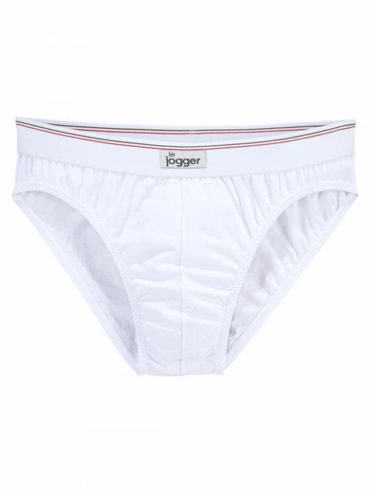 Foto van product LE JOGGER Slip rood / zwart / wit