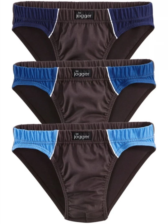 Foto van product LE JOGGER Slip royal blue / koningsblauw / lichtblauw / donkerblauw / zwart