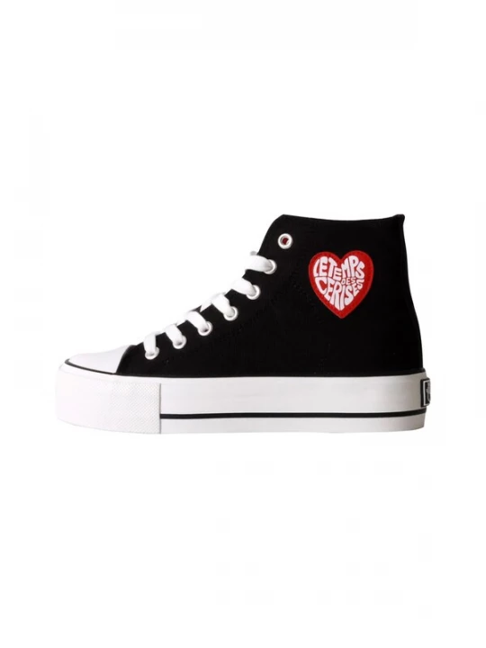 Foto van product Le Temps Des Cerises Sneakers hoog zwart
