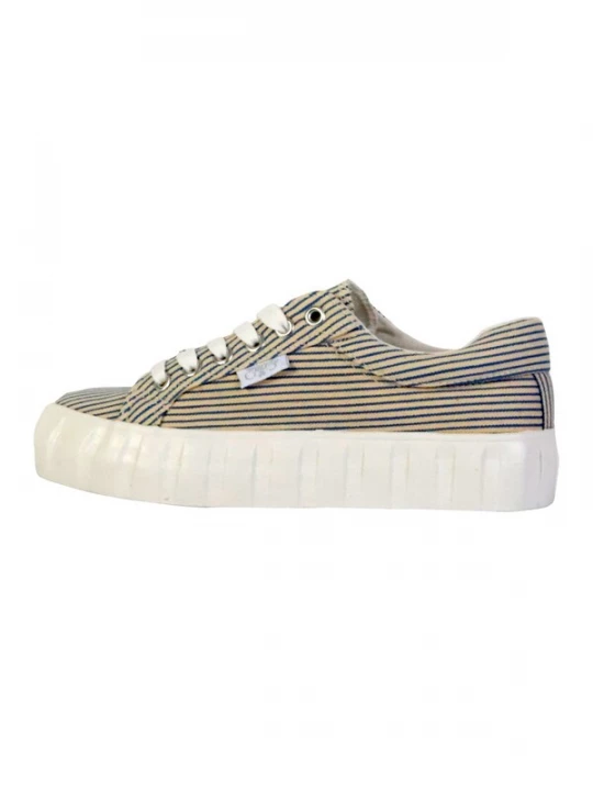 Foto van product Le Temps Des Cerises Sportieve veterschoen blauw