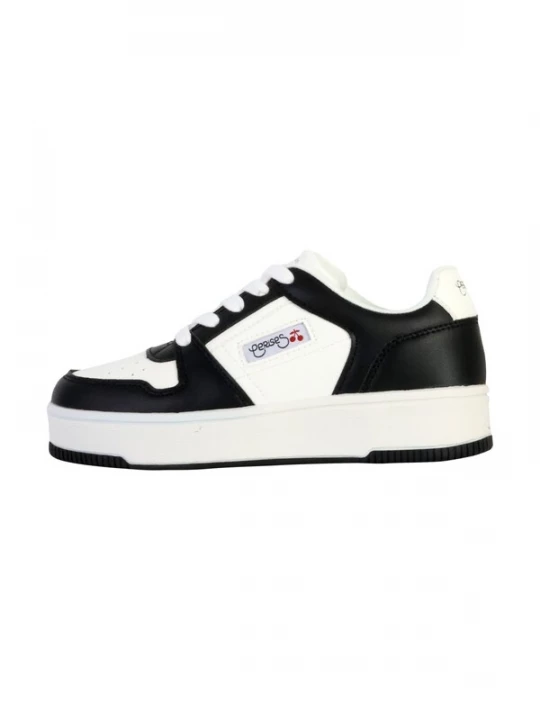 Foto van product Le Temps Des Cerises Sportieve veterschoen wit