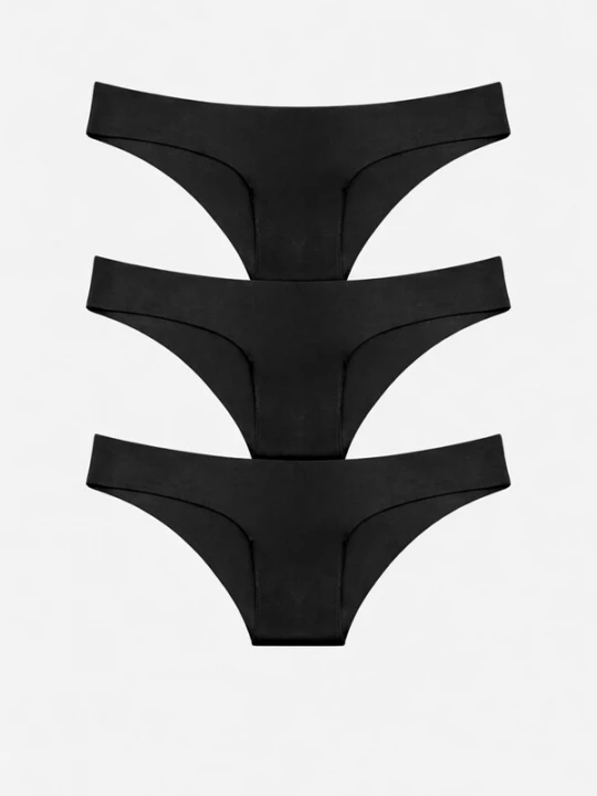 Foto van product LEAFLETIC Broekje 'Leafletic Women’s Low Rise Hipsters Brief' zwart