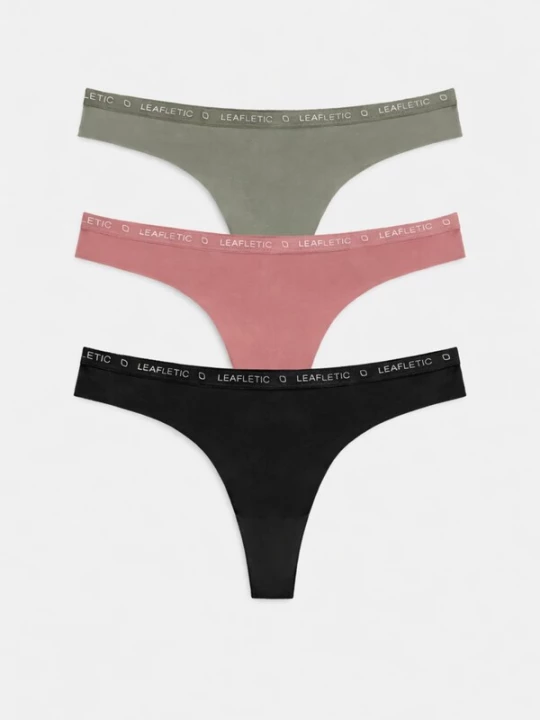 Foto van product LEAFLETIC Broekje 'Leafletic Women’s Mid Rise Brazilian' gemengde kleuren