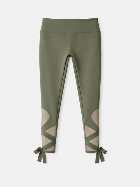 Foto van product LEAFLETIC Leggings 'Leafletic Woman`s Short Length Tail Legging' groen