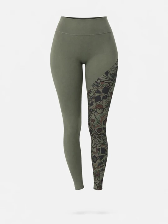 Foto van product LEAFLETIC Leggings 'Leafletic Women` Long Length Legging' donkergroen