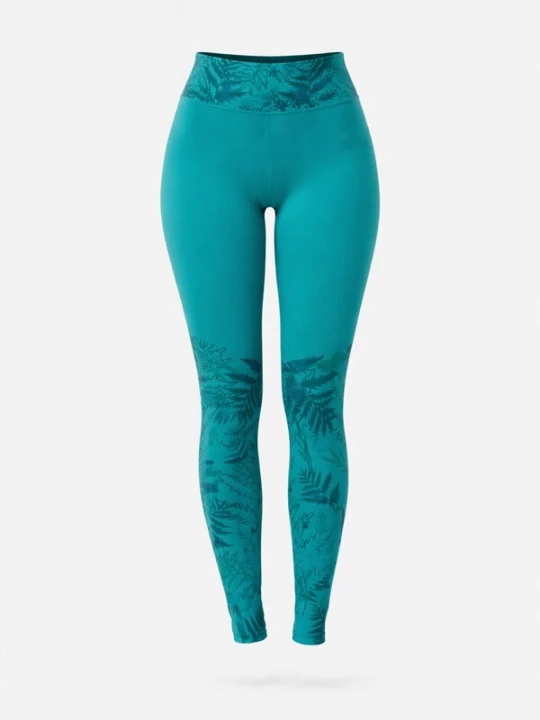 Foto van product LEAFLETIC Leggings 'Leafletic Women` Long Length Legging' turquoise