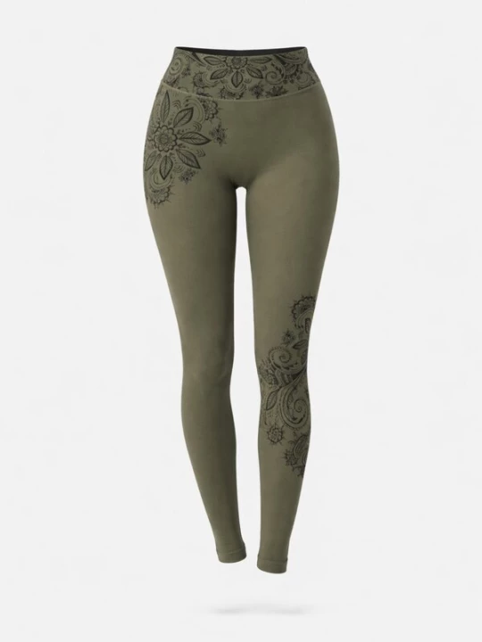Foto van product LEAFLETIC Leggings 'Leafletic Women’s Long Length Legging' olijfgroen