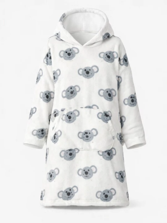 Foto van product LEAFLETIC Oversized trui 'Leafletic Women’s Oversize Hoodie' wit