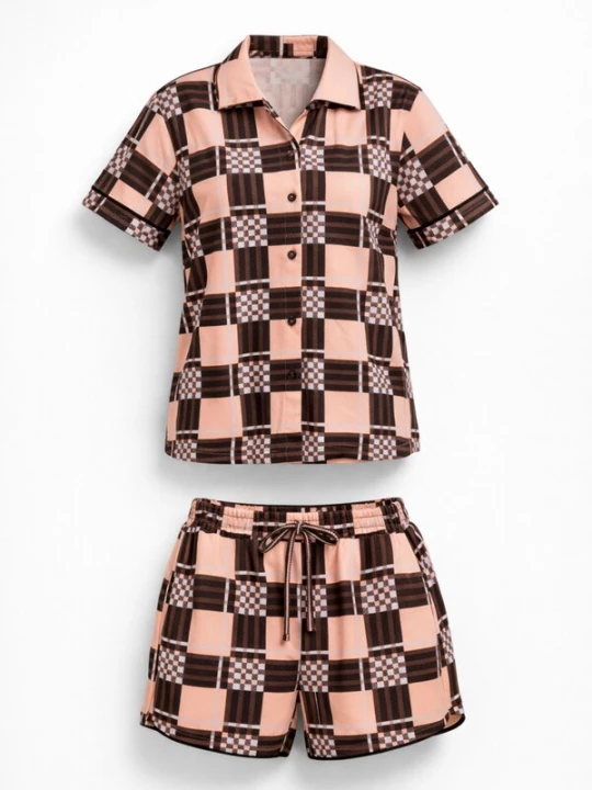 Foto van product LEAFLETIC Pyjama rose-goud
