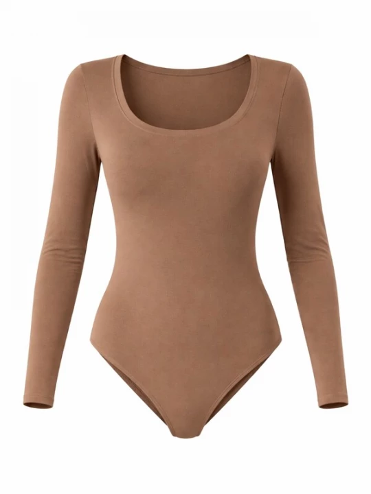 Foto van product LEAFLETIC Sportbody 'Leafletic Women’s Bodysuit' bruin