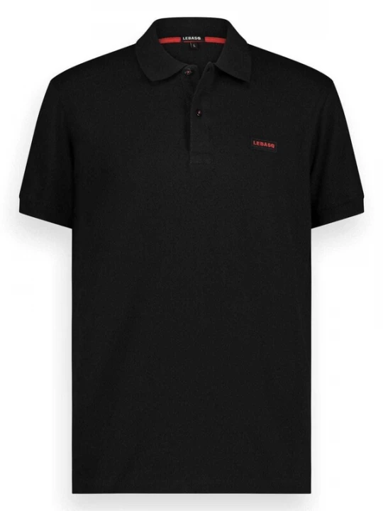 Foto van product LEBASQ Shirt 'Chet's Piqué Polo' zwart