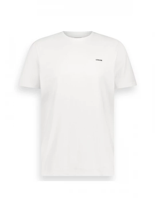 Foto van product LEBASQ Shirt 'Parker Crew Neck HD print' wit