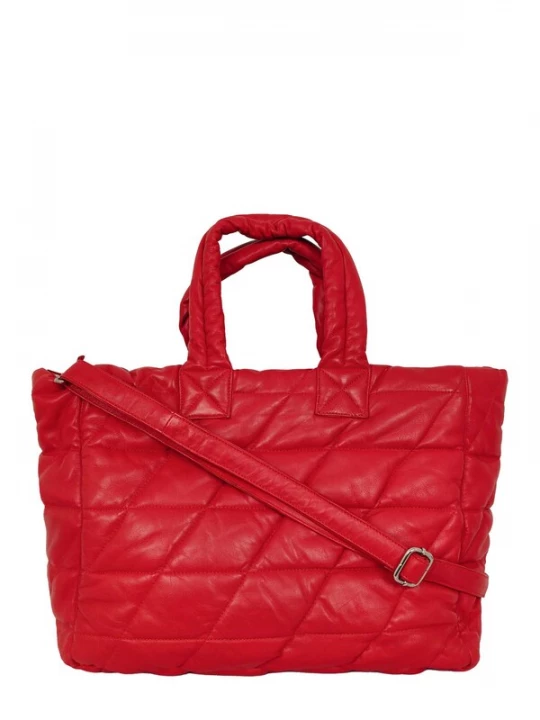 Foto van product Lederjacken24 Shopper 'Sorala' rood