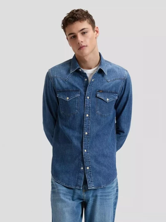 Foto van product Lee Overhemd blauw